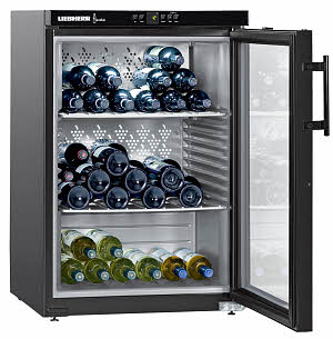 LIEBHERR Glass Wine Cellar - 65 Bottles with glass door