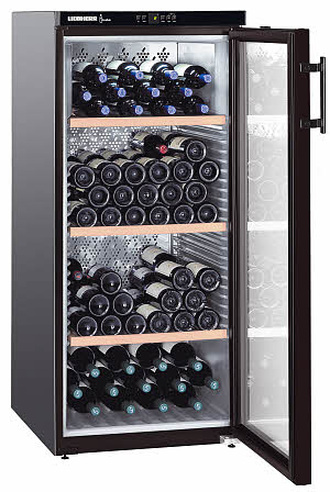 LIEBHERR Wine cellar - 141 Bottles glass door