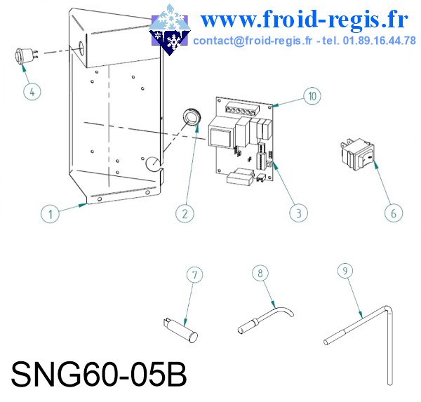 SPARE PARTS FOR ICE MAKER ITV SPIKA NG