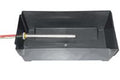BAC-EP Bac d'évaporation des eaux de condensation Matière : Polypropylène renforcé de fibre de verre Prévu pour 1 ou 2 résistances (à choisir ci-dessous suivant quantité d'eau à évaporer) Dim. 300 x 150 x H.95 mm Capacité : 3,5 L