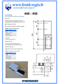 Fiche technique Charnières 446 - 456 – Fermod
