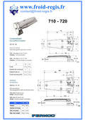 Fiche technique Charnières 710 - 720 – Fermod