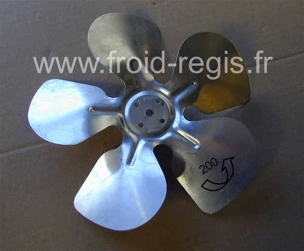 200-ASP hélice aspiranteØ 200 mm - 5 pales - angle 28°