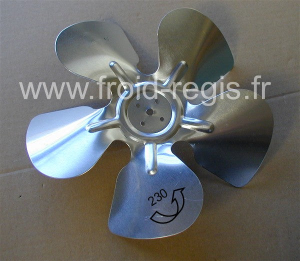 230-ASP hélice aspirante Ø 230 mm - 5 pales - angle 28°