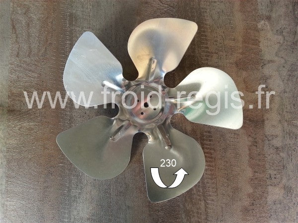 230-SOU hélice soufflante Ø 230 mm - 5 pales - angle 28°