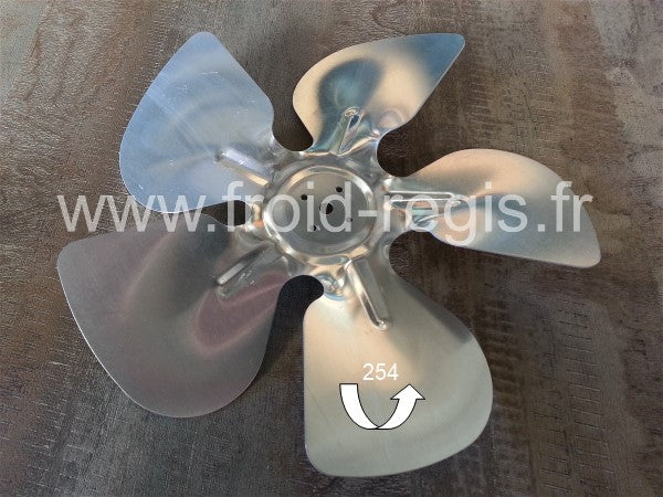 254-SOU hélice soufflante Ø 254 mm - 5 pales - angle 28°