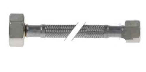 ACCF34D38D - Flexible tressage inox - 3/4 droit x 3/8 droit - DN8 - Lg. 1,5m