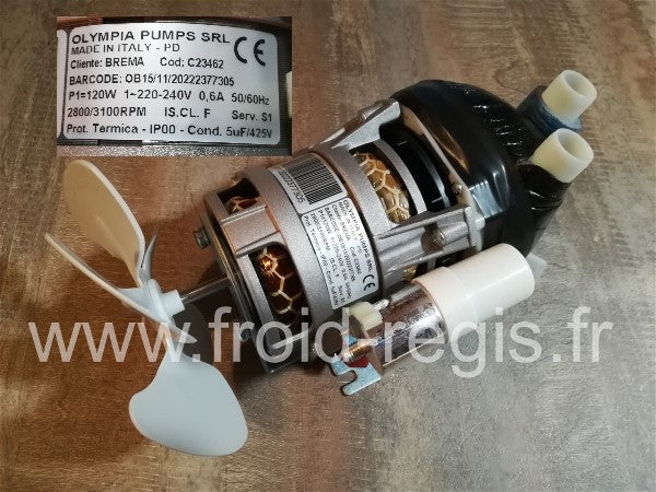 BRE221 Pompe 220-240V/1/50Hz pour SL280 code RC23462 Merci d'indiquer le modèle de votre machine il est indispensable