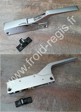 F791 - Loqueteaux chromésentraxe fixation 133 mm