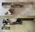 F880 Loqueteaux chromésentraxe fixation 104 mm