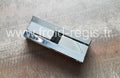 308 Charnière chromée brillant : épaisseur porte à partir de 34 mm interchangeable gauche/droite (axe/bord charnière 22/22 mm)