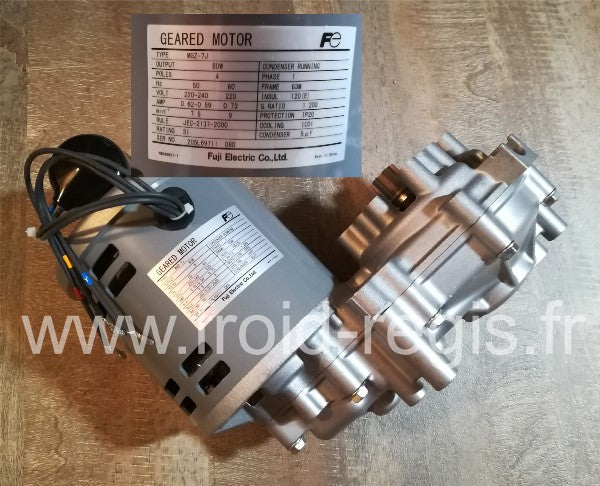 HOF-KC01 Moto réducteur complet 230V/50-60Hz pour FM80-150-170 CM140 pour FM60-80-120-150 CM50(HC) code P02068-02 Merci d'indiquer le modèle et le numéro de série de votre machine ils sont indispensables