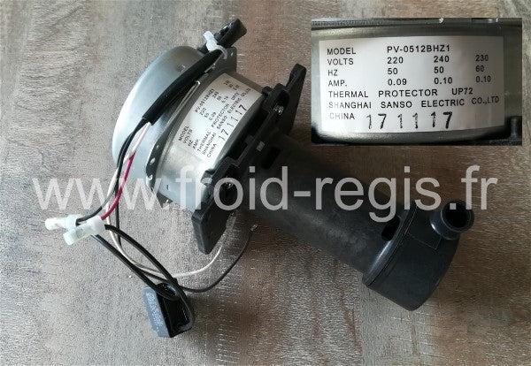 HOS-KB03-B15 Pompe à eau 230V/50-60Hz pour KM55B-80B-115B code 385170G01 Merci d'indiquer le modèle et le numéro de série de votre machine ils sont indispensables