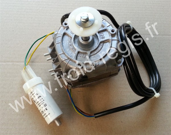 ICF529 Moteur ventilateur avec condensateur220-230V/50-60Hz pour SF500code 62041907 Merci d'indiquerle modèle et le numéro desérie de votre machineils sont indispensables