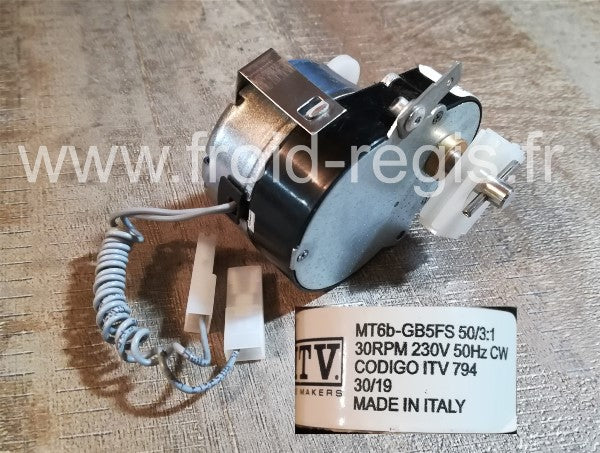 ITV5364 Moto réducteur agitateur palettes (New model) - 35W 230V/50Hz pour Q20-30-40