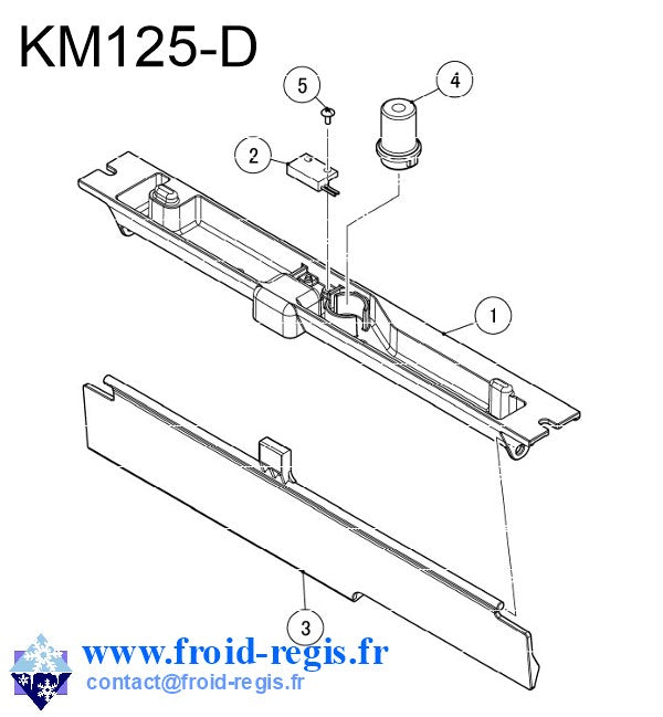 Schéma éclaté — Schéma KM75-KM125 - STOCKAGE