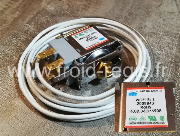 MAN-EC102-10 Thermostat évaporateur / evaporatot thermostat pour EC018-020 code 2008849 Merci d'indiquer le modèle et le numéro de série de votre machine ils sont indispensables