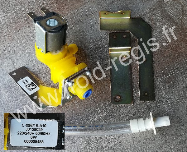MAN-I304-10 Kit électrovanne arrivée d'eau / kit water inlet valve 230V/50-60Hz i0300-i0322-i0522 code 000009126 Merci d'indiquer le modèle et le numéro de série de votre machine ils sont indispensables