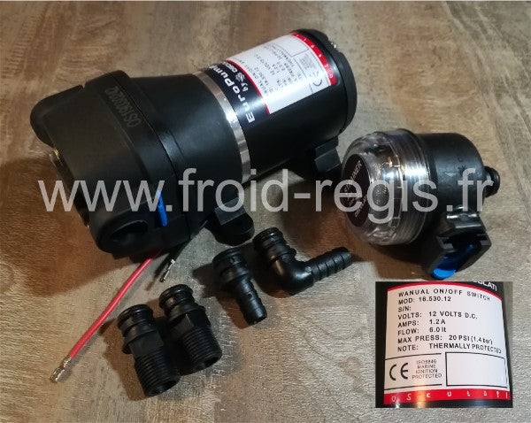 P16-530-12 Pompe eau de mer auto-amorçante 12V