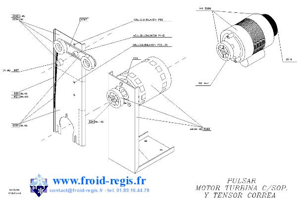 Schéma éclaté — Schéma PULSAR 15-145 - PIÈCES MACHINE 2