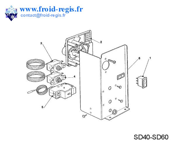 Schéma éclaté — Schéma F20-F85 - RÉGULATION F