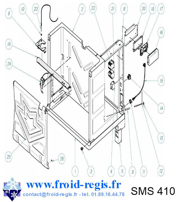 Schéma éclaté — Schéma SPIKA MS - RÉGULATION