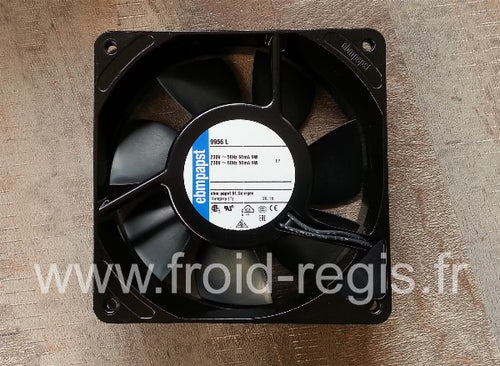 9956 dim. 119 x 119 x 25 mm Puissance 14W - 220-240V/50-60Hz - 2450 tr/mn