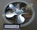 VN10/200 puissance 10W - 220-240V/50-60Hz - 1300/1500 tr/mn hélice 5 pâles - diamètre 200 mm - angle 28° ASP : Aspirant (hélice vers moteur)SOU : Soufflant (moteur vers hélice)