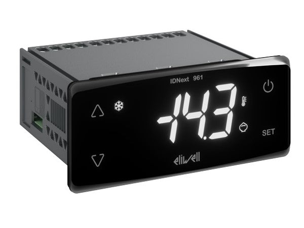 IDNEXT961 Régulateur électroniquepour froid positif à encastrer ELYWELL - livré avec 1 sonde alim 12V