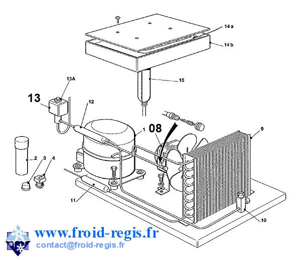 Schéma éclaté — Schéma N21 – GROUPE AIR