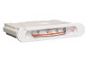 TR120M - Boîtier blanc à encastrer Température : +30°/+120°C capillaire de 1,5 m - bulbe Ø9x21 mm dim. boitier L.62 x H.11 x P.60 mm dim. façade : 70 x 14 mm