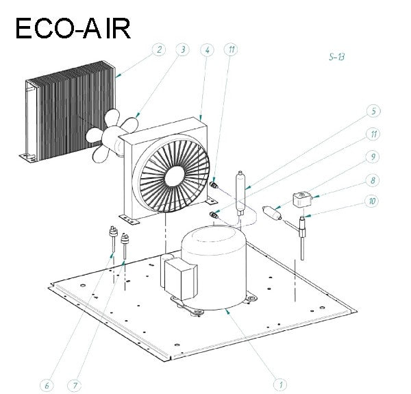 Schéma éclaté — Schéma ECO NG - GROUPE AIR