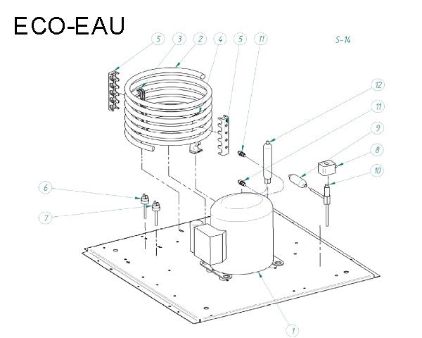 Schéma éclaté — Schéma ECO NG - GROUPE EAU