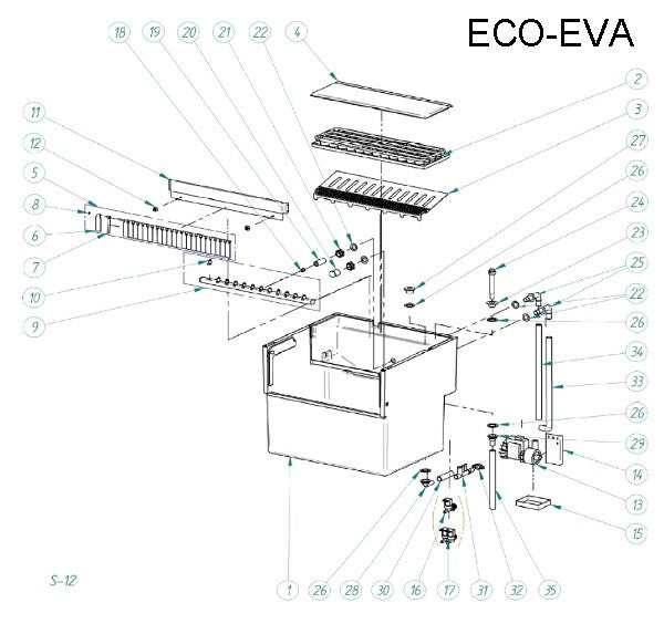 Schéma éclaté — Schéma ECO NG - FABRIQUE DE GLACES