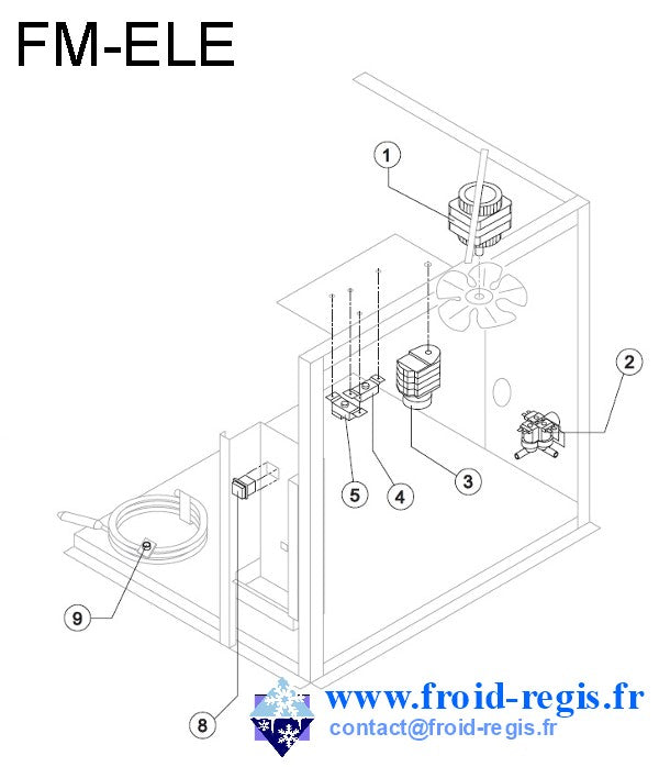 Schéma éclaté — FRESHMAKER - RÉGULATION