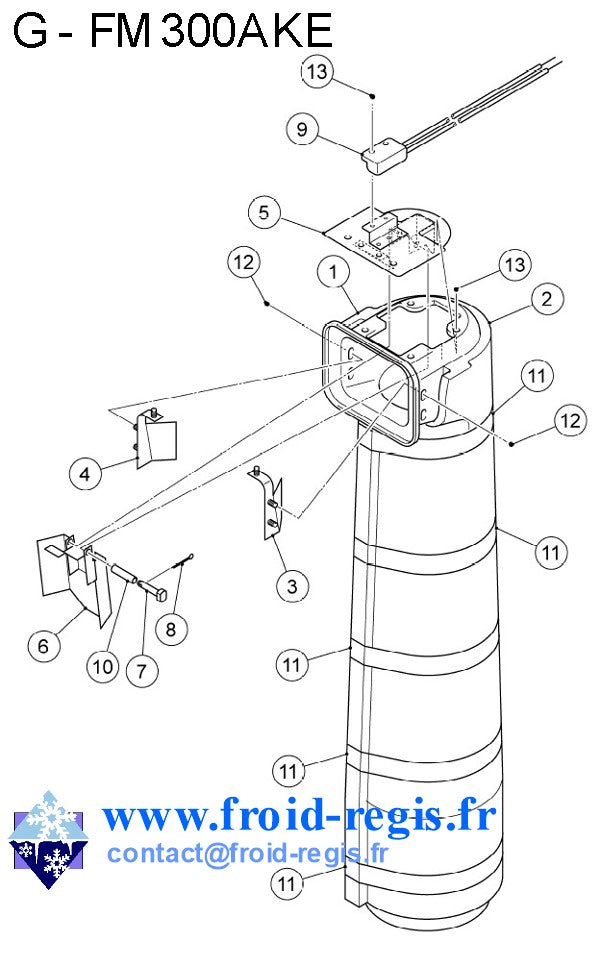 Schéma éclaté — FM300-1800 - STOCKAGE