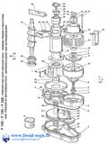 Schéma éclaté IFF80C-IFF125C-IFF120-IFF200 - RÉDUCTEUR ÉVAPORATEUR