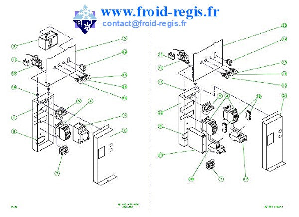 Schéma éclaté — IQ135-IQ1100 - RÉGULATION