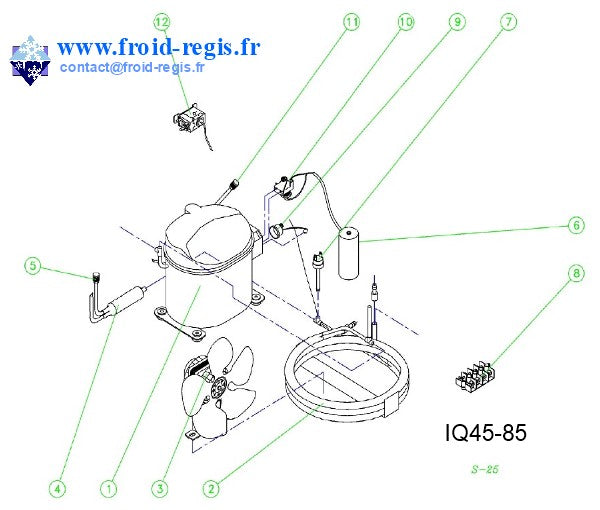 Schéma éclaté — IQ45-IQ85 - GROUPE EAU