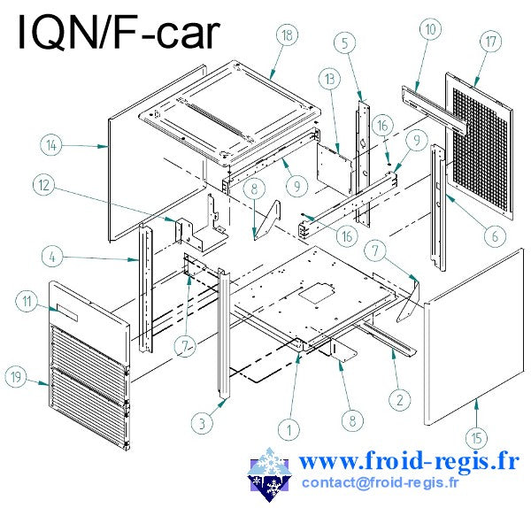 Schéma éclaté — IQF/IQN - CARROSSERIE