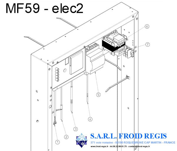 Schéma éclaté — MF59-MF69 - RÉGULATION CO2