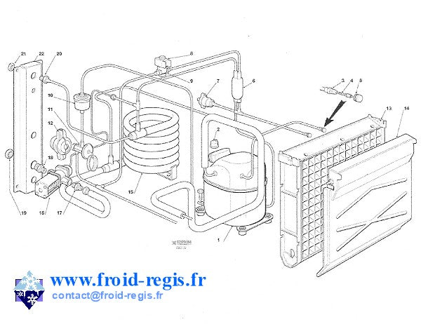 Schéma éclaté — Schéma F132-F302 - GROUPE EAU