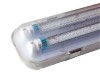 Plafonnier 2 tubes Lg.600 mm dimensions 665x128x100 mm(fourni avec 2 tubes LED)