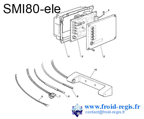 Schéma éclaté — SMI80 - RÉGULATION