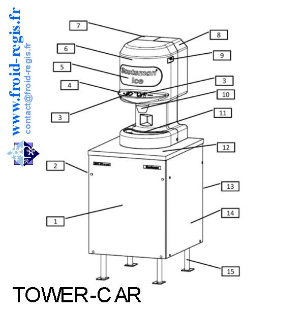 Scotsman ICE TOWER Series Dispenser