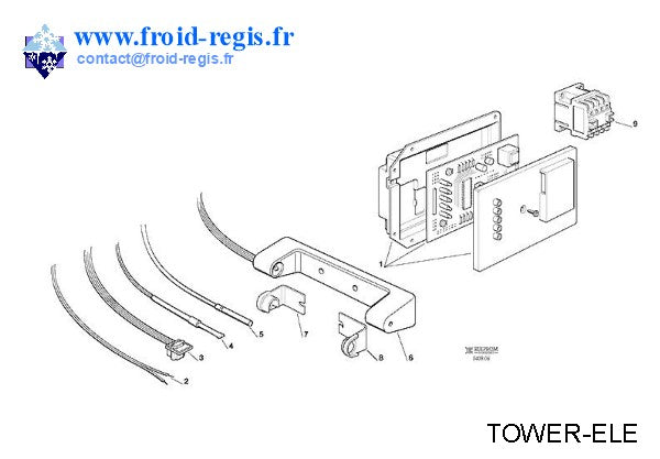 Schéma éclaté — ICE TOWER - RÉGULATION