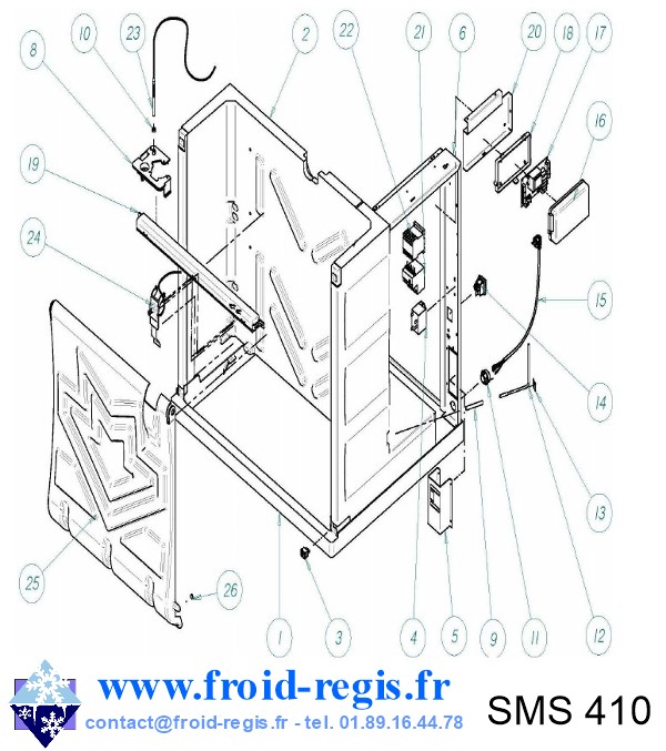 SPARE PARTS FOR ICE MAKER ITV PIKA MS