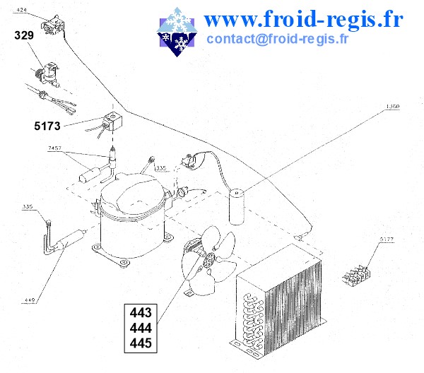 SPARE PARTS FOR ICE MAKER ITV QUASAR